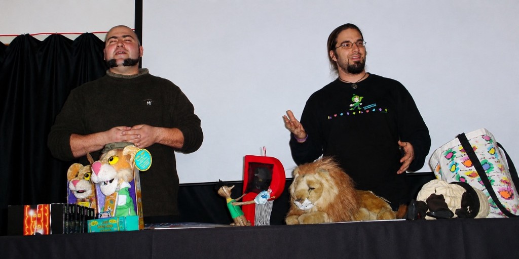 Tim Lagasse and Jim Napolitano of “Between the Lions” at the third annual Margo Rose Scholarship fundraiser